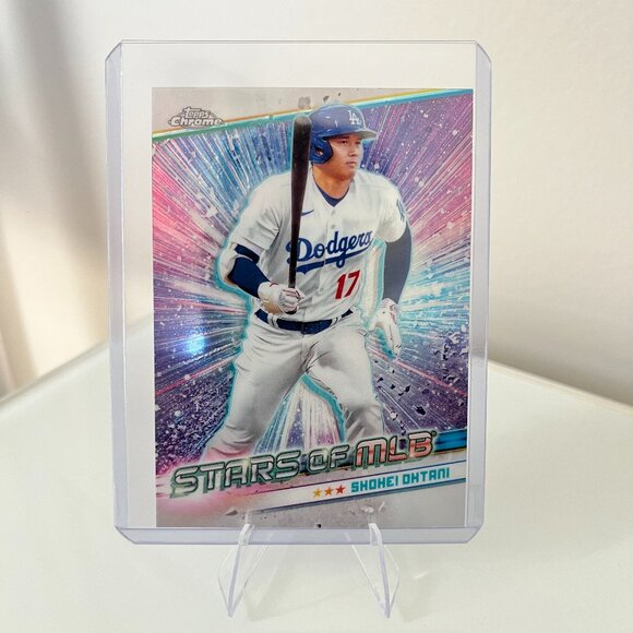 2024 Topps Chrome Shohei Ohtani Stars of MLB - CSMLB-55 - Picture 1 of 2